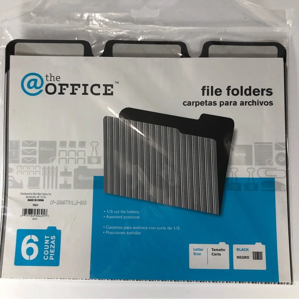 @the Office File Folders Black & White
